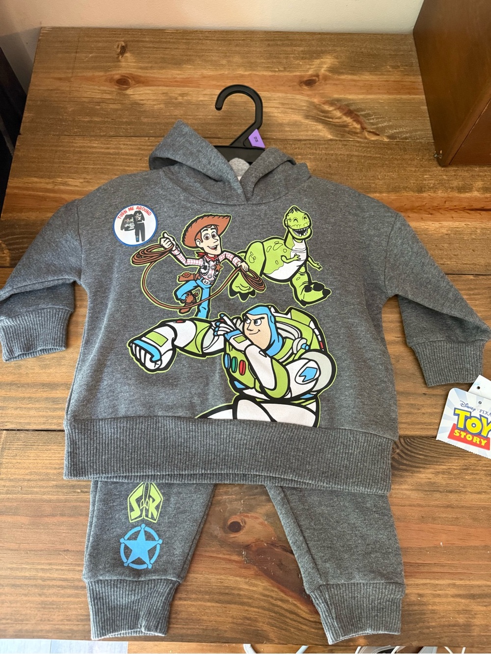 Baby Toy Story Hoodie & Jogger Set, Size 12 Months, Toy Story Outfit